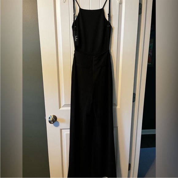 NWT Lulus Something to Behold Black Jumpsuit size small new with tags on - Picture 7 of 8